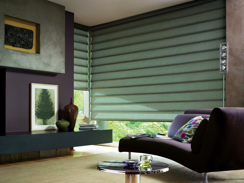 Alustra® Vignette® Tailored™ Modern Roman Shades