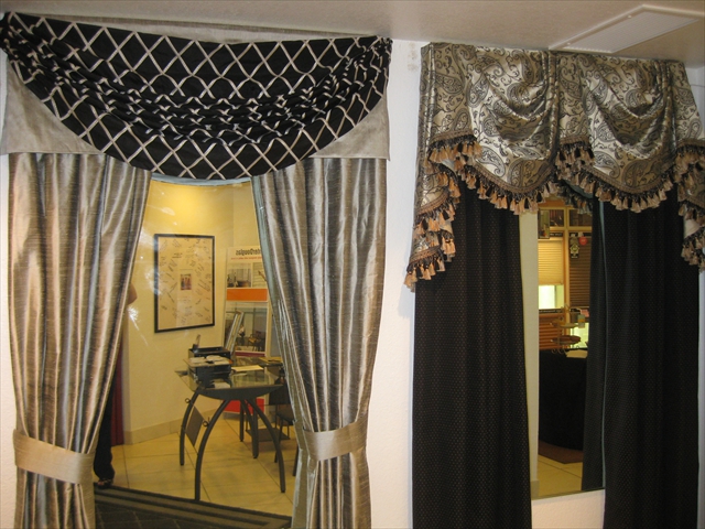 Custom Drapery Display