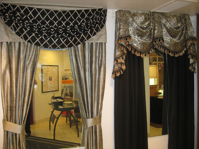 Custom Drapery Display